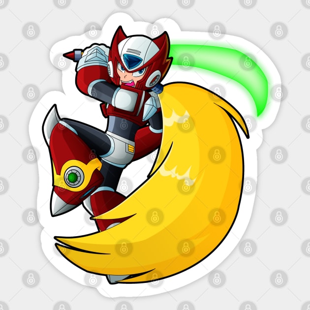Jump n Slash Sticker by Firestorm Fox